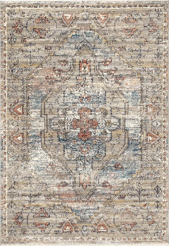 Cardinal Cartouche Rug | Beige