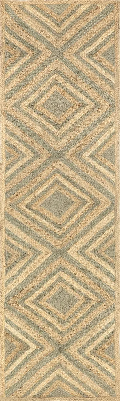 Dogwood Tiled Jute Rug | Natural