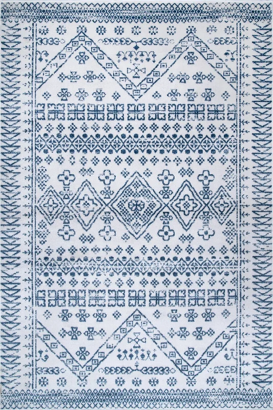 Evanescent Moroccan Rug | Blue