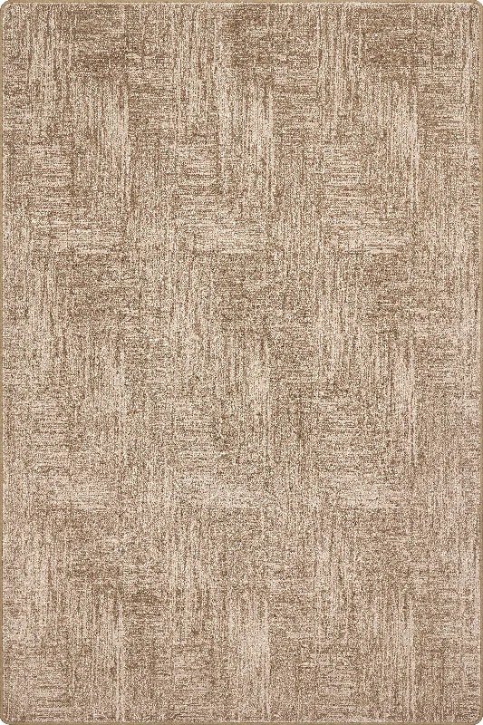 Finch Crosshatch Custom Rug | Brown