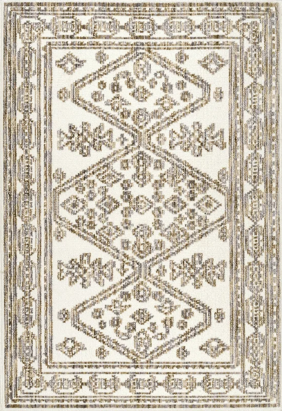 Helix Medallion Rug | Beige