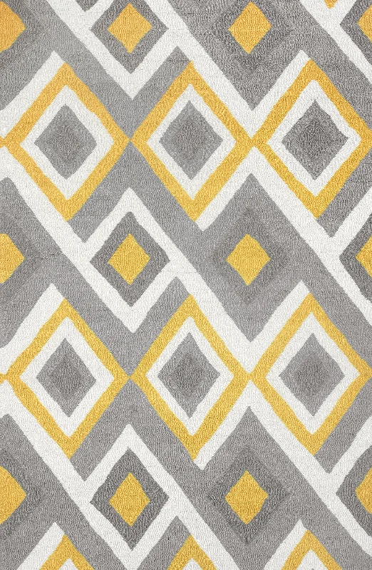 Interconnected Diamonds Rug | Sunflower