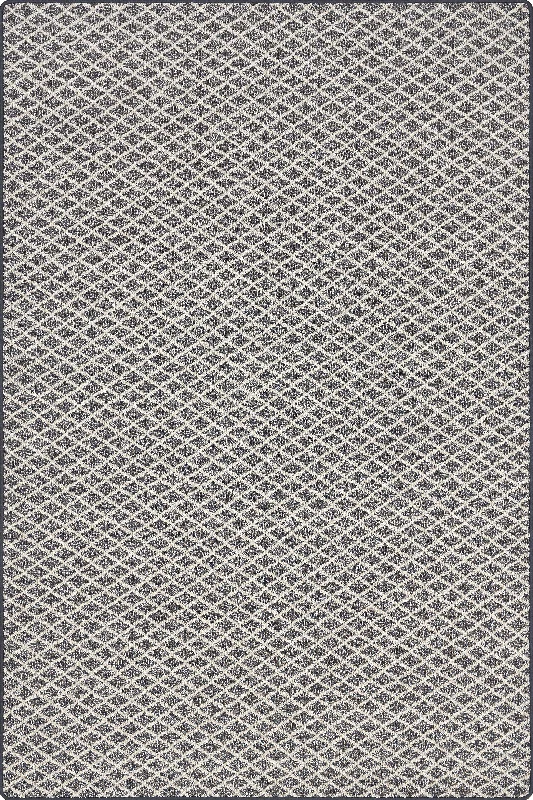 Kittiwake Micro-Trellis Custom Rug | Blue Grey