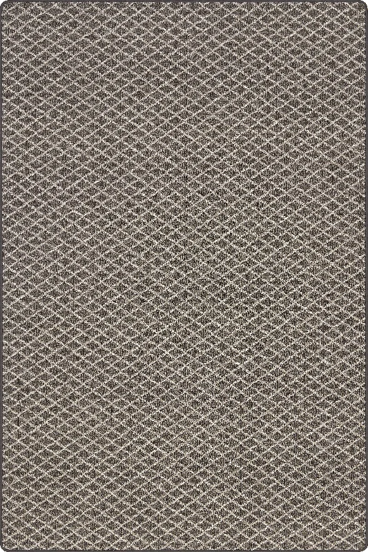 Kittiwake Micro-Trellis Custom Rug | Charcoal