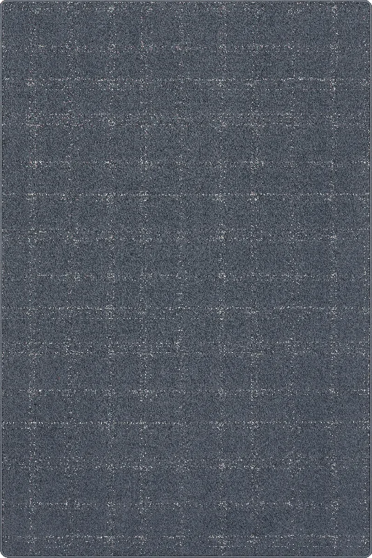 Lark Plaid Custom Rug | Navy