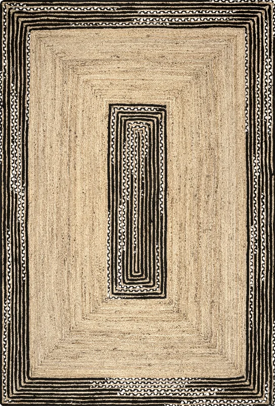 Leslie Jute Braided Rug | Natural