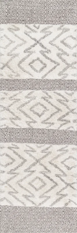 Moroccan Diamond Eye Rug | Grey