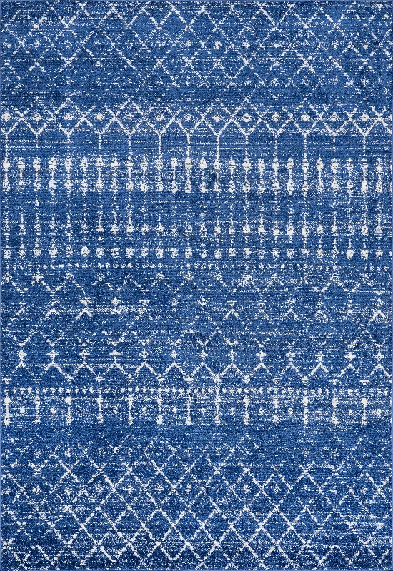 Moroccan Trellis Rug | Blue