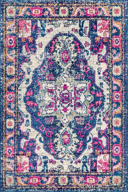 Mosaic Medallion Rug | Purple