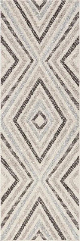 Radiant Chevrons Rug | Grey