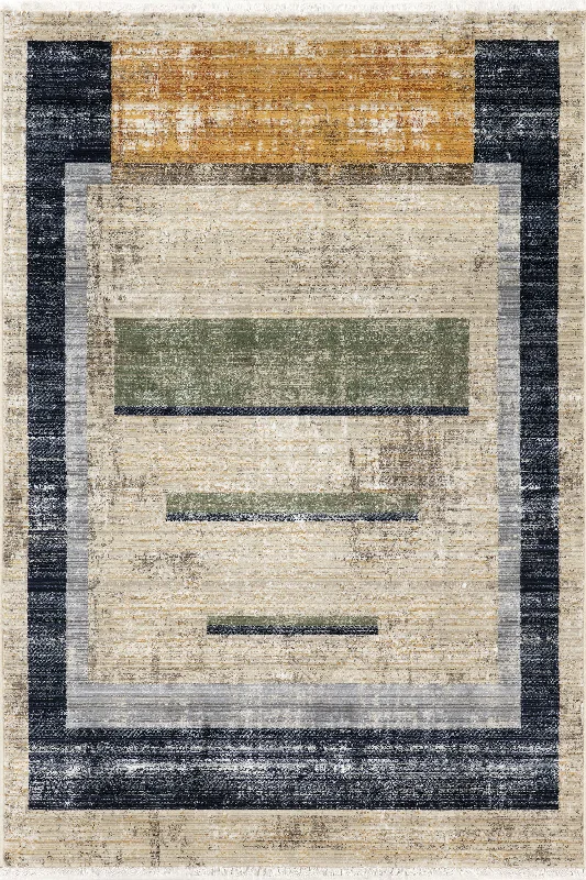 Sarina Faded Shapes Rug | Beige