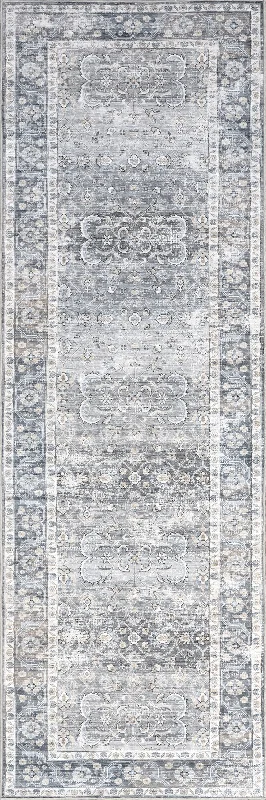 Shannon Spill Proof Washable Rug | Grey