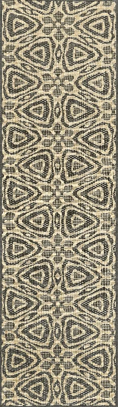 Snowflake Lattice Indoor/Outdoor Rug | Charcoal