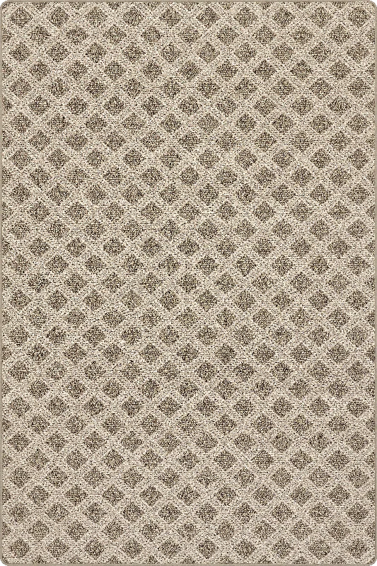 Swift Trellis Custom Rug | Brown