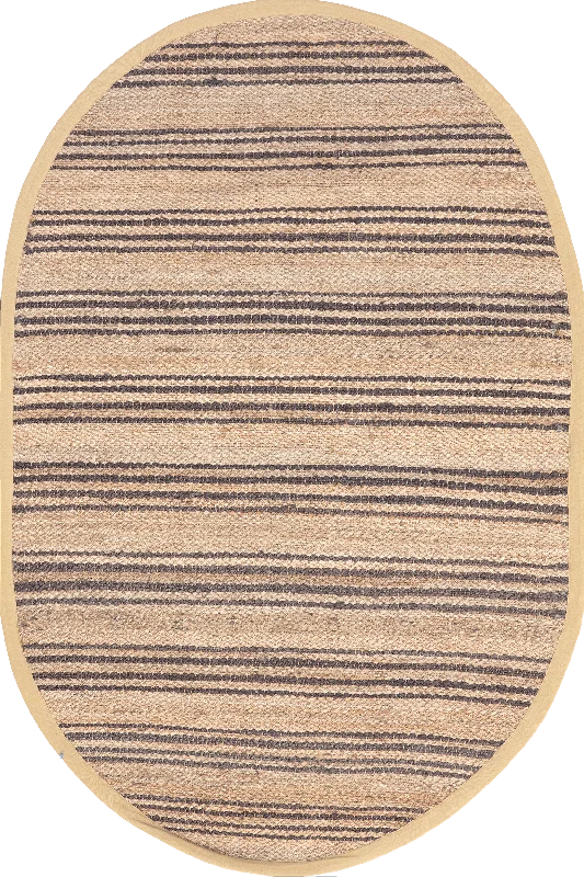 Sycamore Striped Jute Rug | Natural