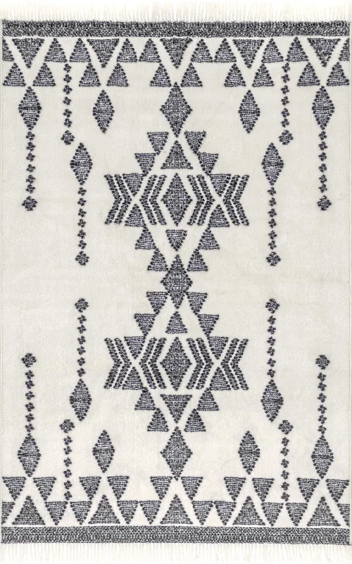 Tribal Dreamscape Non-Slip Backing Rug | Beige