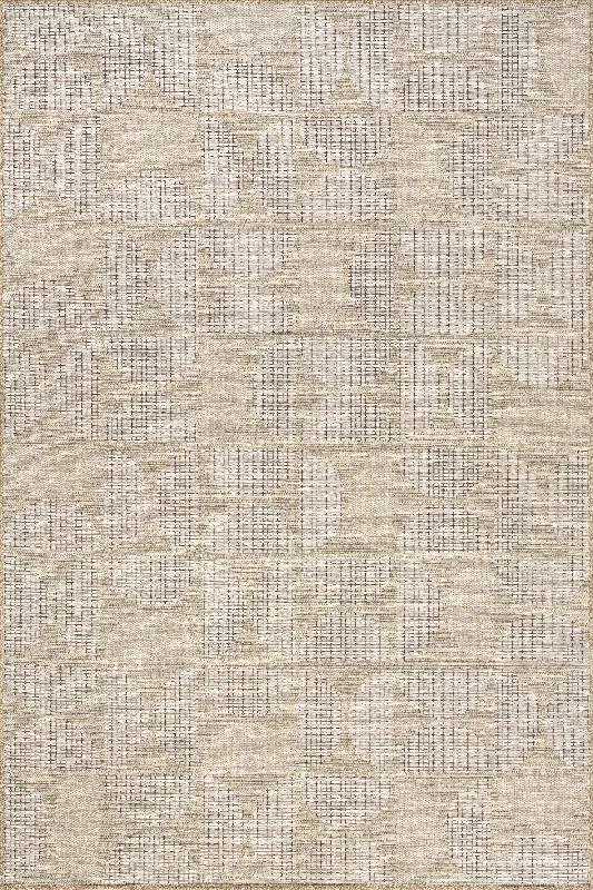 Zaneta Geometric Tiled Indoor/Outdoor Rug | Grey