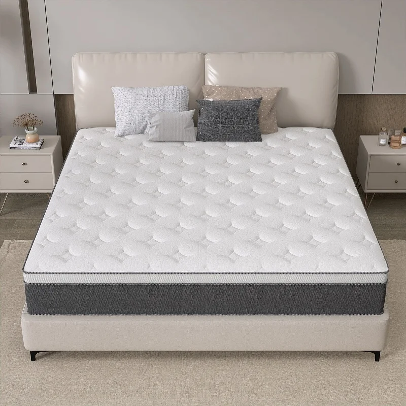 14" Hybrid of Cooling Memory Foam and Pocket Springs Mattress