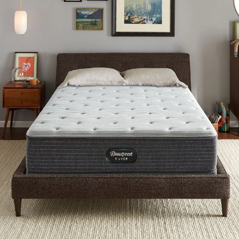 Beautyrest Silver 12-inch Plush Innerspring Mattress Set