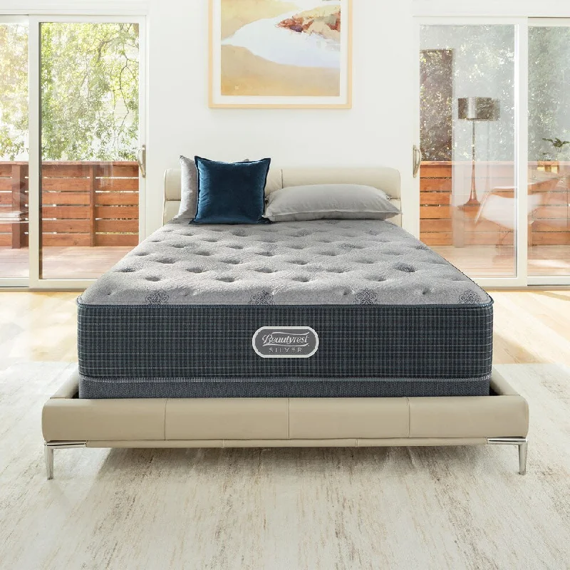 Beautyrest Silver Discovery Bay Luxury Firm 13.5-inch Queen-size Mattress Set - N/A