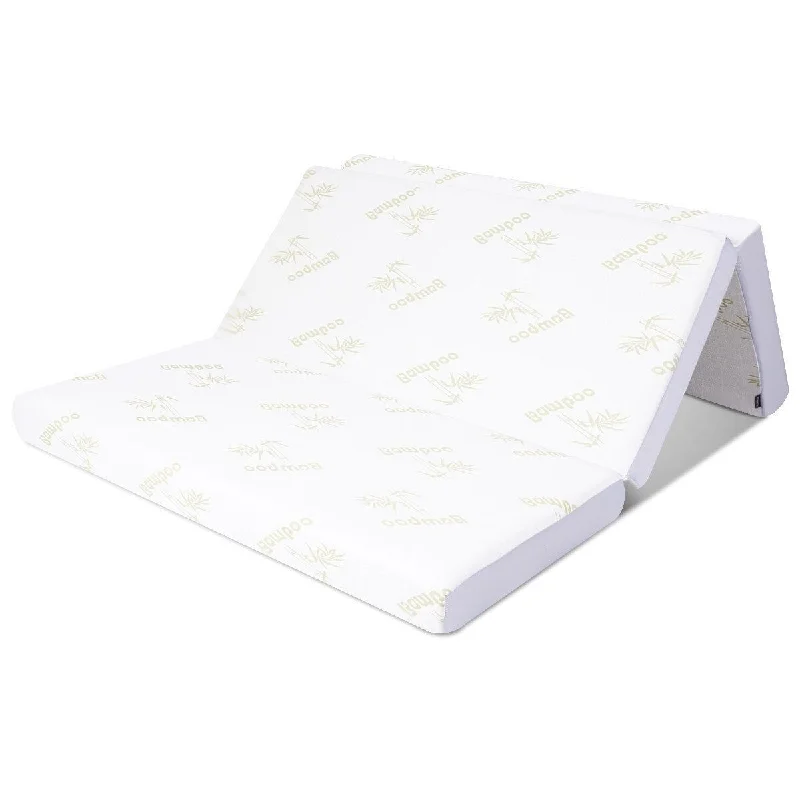 Daily Boutik Full size 6-inch Folding Memory Foam Mattress with Washable Cover