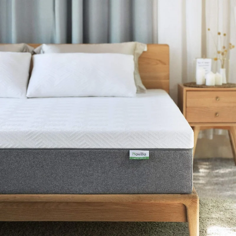 Full Mattress, 8-Inch Gel Memory Foam Mattress for Pressure Relief, Enhanced Support & Plush Comfort, Full Mattress in a Box