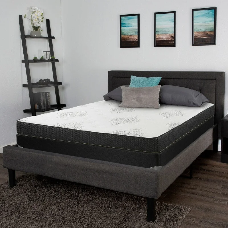 Joelle White and Black 11.5" Eastern King Mattress