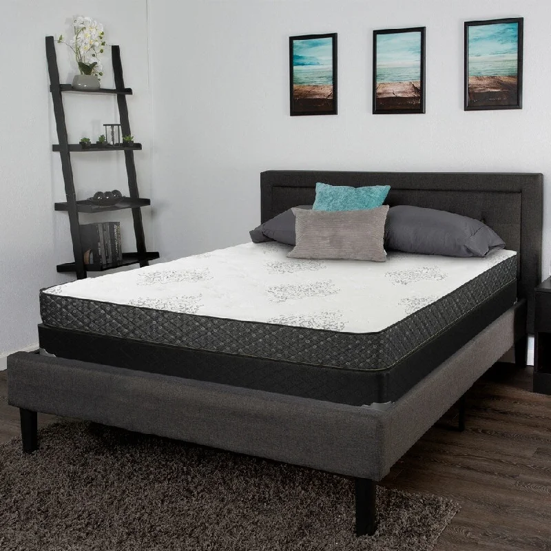 Karsten White and Black 12.25" Queen Mattress