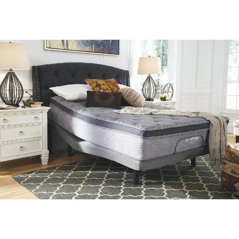 Signature Design by Ashley Augusta 12-inch Mattress and Adjustable Bed Base