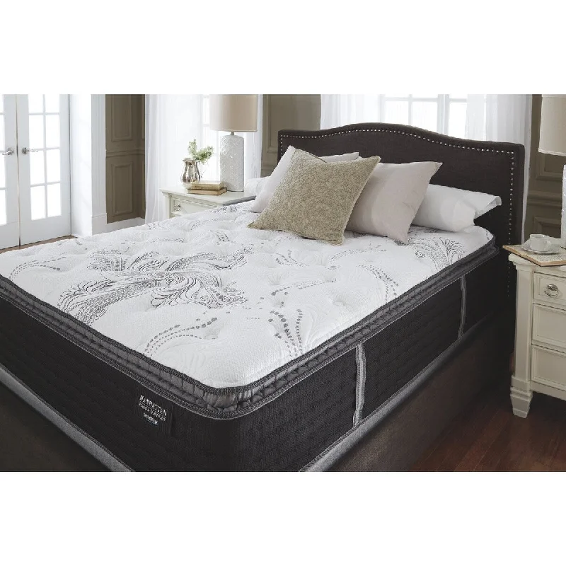 Signature Design by Ashley Manhattan Design District Firm Pillow Top 17 Inch California King White Mattress