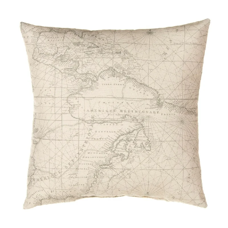 Air Traffic Pillow- Map