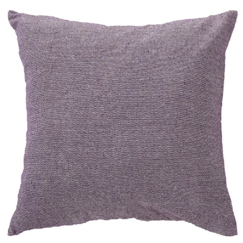 Cotton Linen Pillow Case Aster Purple 18 x 18