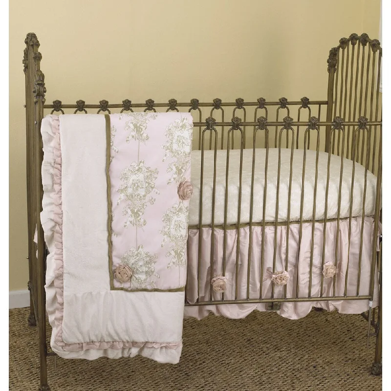 Cotton Tale Lollipops and Roses 3-piece Crib Bedding Set