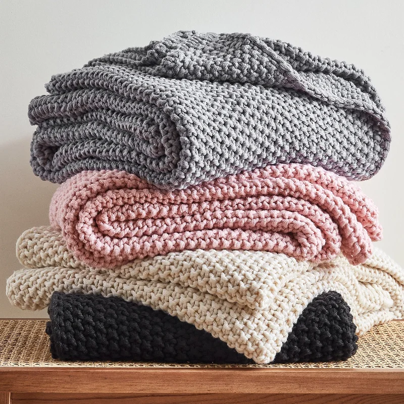 Cozy Potato® Waffled Chunky Knit Throw Blanket