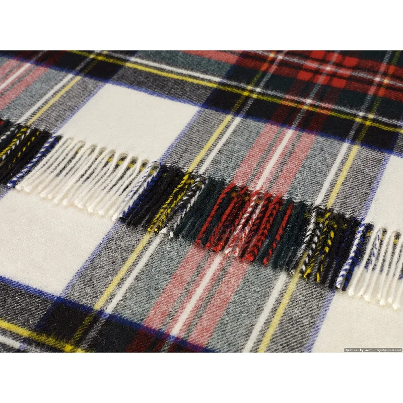 Dress Stewart - Merino Lambswool Throw Blanket - Made in UK