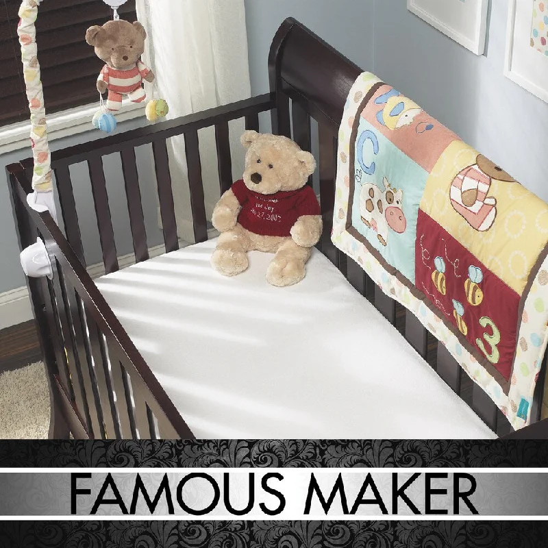 Famous Maker Waterproof Crib/ Toddler Bed Protectors (Set of 2) - Multi