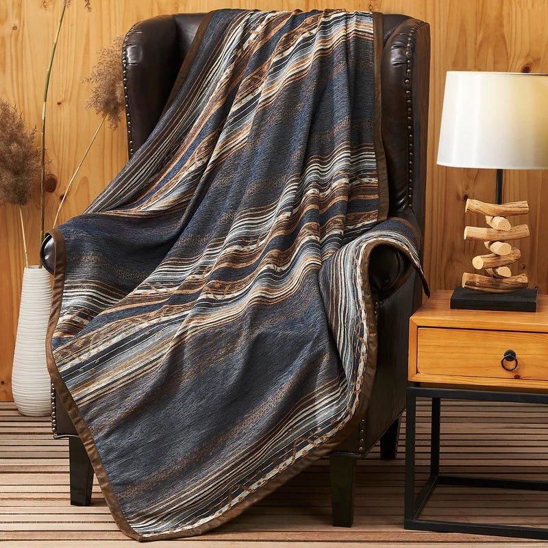 Far West Rustic Throw Blanket