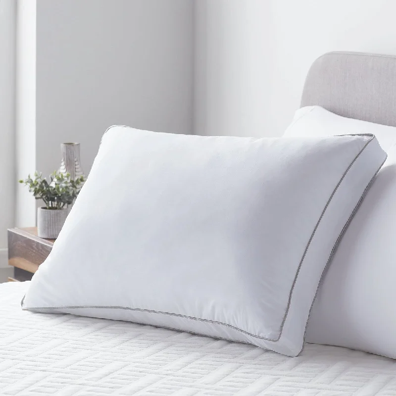 Flex Loft Pillow With Removable Memory Foam Core Bed Pillow, Standard/Queen - White