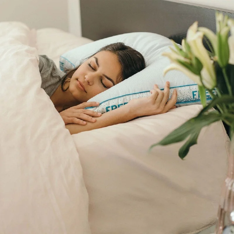 Freeze Pro - All Positions Hypoallergenic Cool Touch Pillow - White