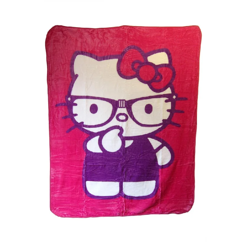 Hello Kitty 'Thinking Nerd' Blanket