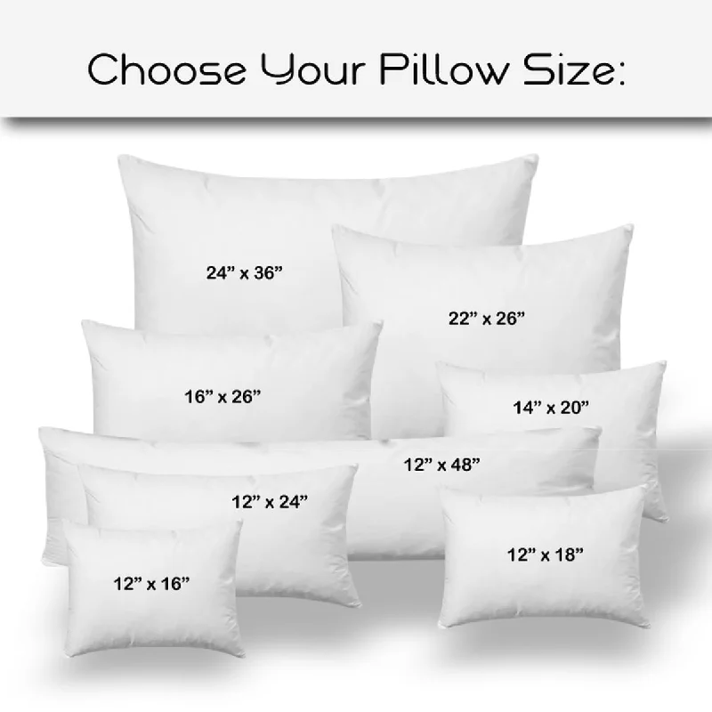 Indoor/Outdoor Soft Royal Pillow, Zipper Cover w/Insert, 12x16 - Multicolor