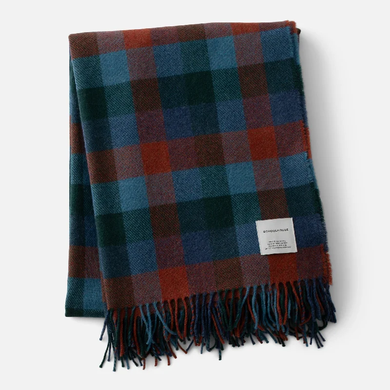 Lambswool Plaid Throw