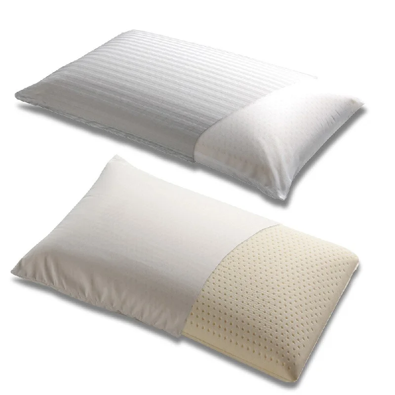 Leggett & Platt Latex Foam Pillow with Portable Case - White