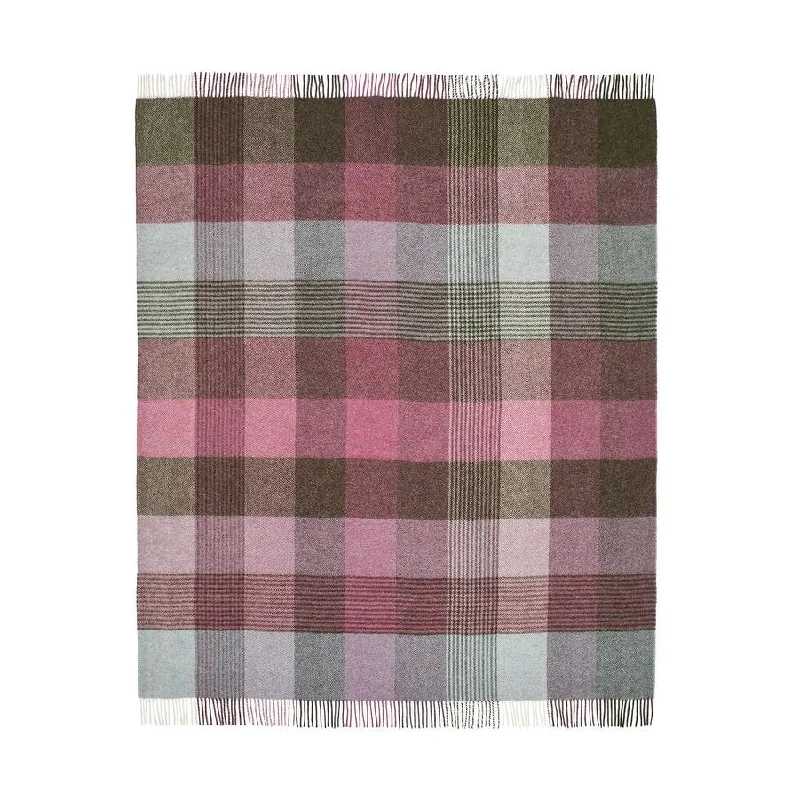 Lindley Heather, Shetland Pure New Wool Throw Blanket