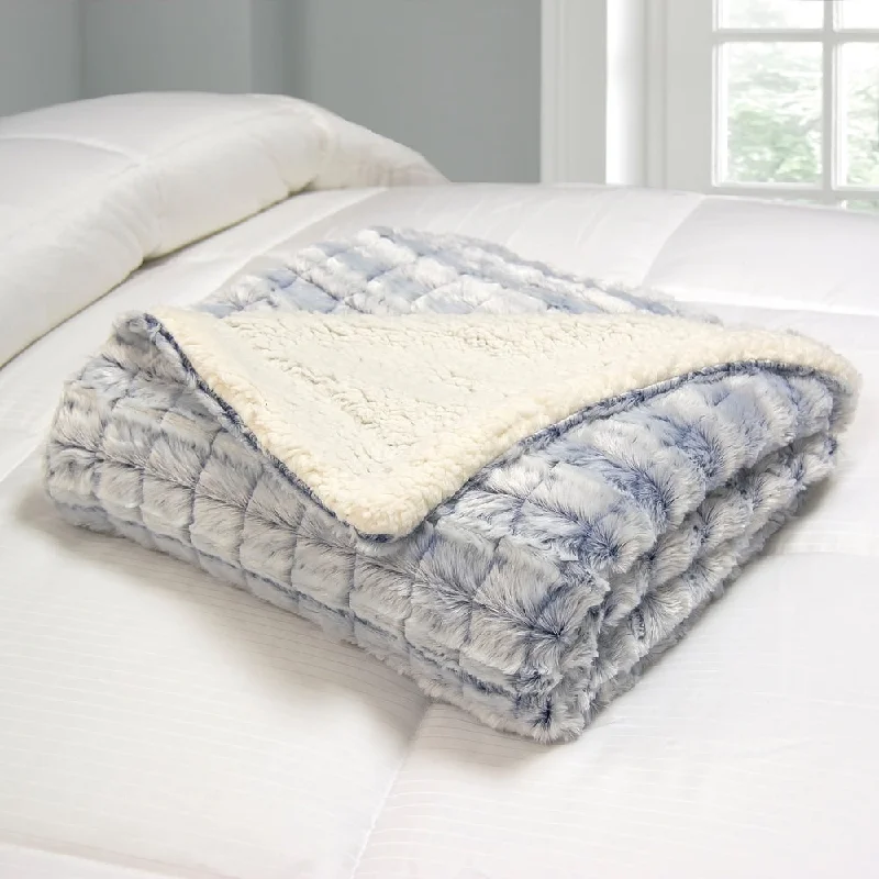 Micromink Reversible To Sherpa Throw