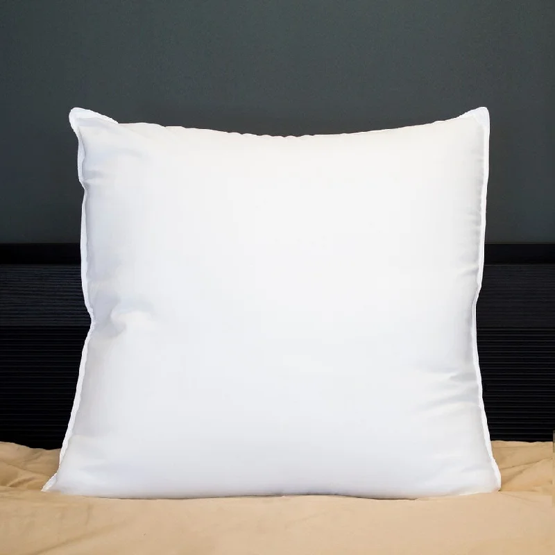 Modern Threads Down Alternative 28-inch Euro Square Pillow - White