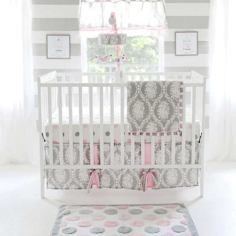 My Baby Sam Olivia Rose 3-piece Crib Bedding Set