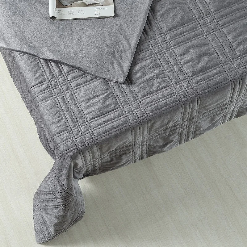 Onia Weighted Premium Quality Blanket with Quilted Cover