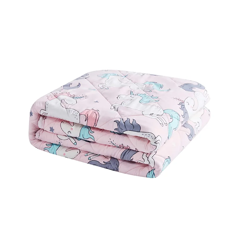 Premium Breathable Kids Weighted Blanket (Pink)