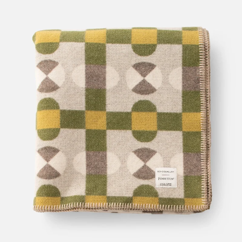 Schoolhouse x Pendleton® Hopscotch Wool Blanket